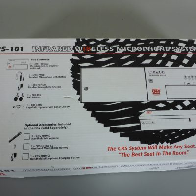 Infrared wireless mic system DEMO $125.00 REDUCED TO $95.00